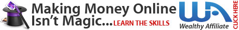 According to the honest Wealthy Affiliate review making money is not a magic.